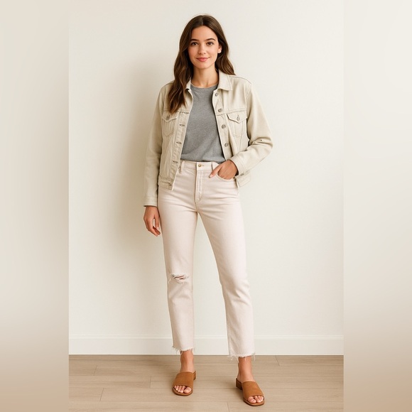 MOTHER The Rascal Ankle Snippet in Sexy Just Walked Into Town Size 26 - Picture 1 of 8